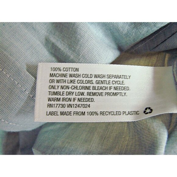 NEW Goodfellow & Co Mens Size M Blue Dress Shirt Button Down Standard Fit Cotton - Picture 6 of 10